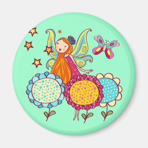 Íman Fada do jardim com flores