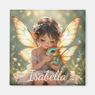 Íman Fada e Dragão Conto de Fadas Anime Chibi