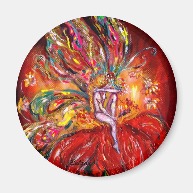 Íman Fada em Vermelho (Frente)