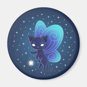Íman Fada Estrela Noturna Pixie Gato