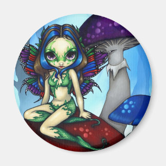 Íman "Fada mascarada nos cogumelos"