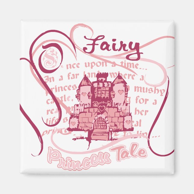 Íman Fada Princesa Bebê (Frente)