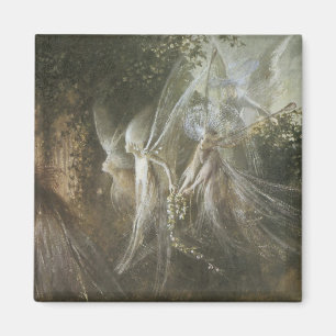 Íman Fadas que olham através de um arco gótico, 1864