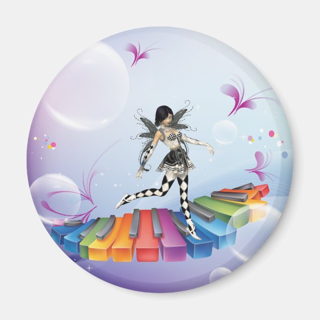 Íman Faerie de teclado musical (Frente)