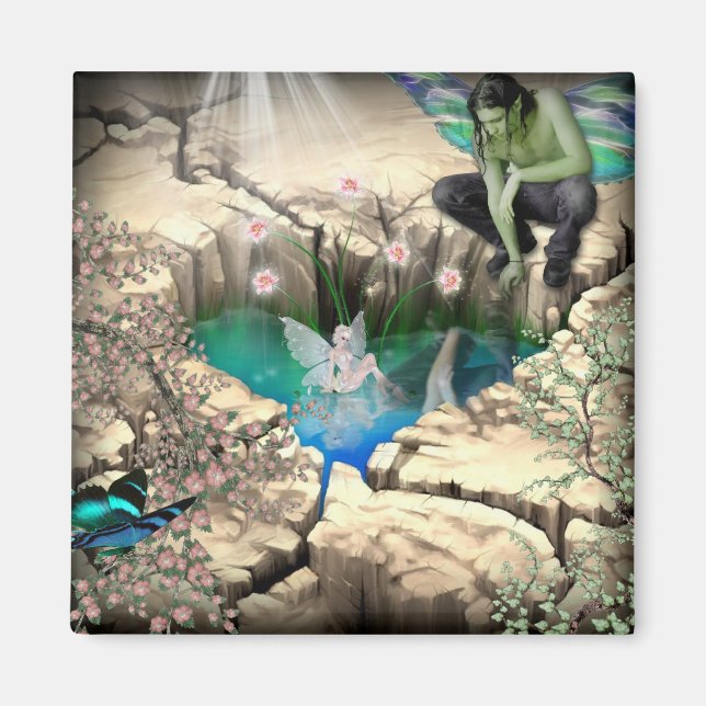 Íman Faerie em Elven Pond (Frente)