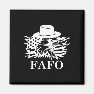 Íman Fafo Trump Bandeira EUA, Donald Trump Fafo Sinal, 