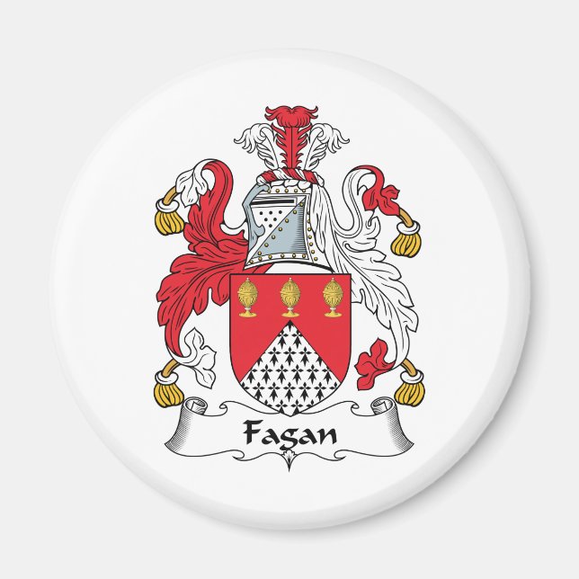 Íman Fagan Family Crest (Frente)