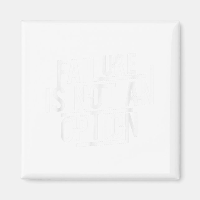 Íman Failure Is Not An Option Motivational  (Frente)