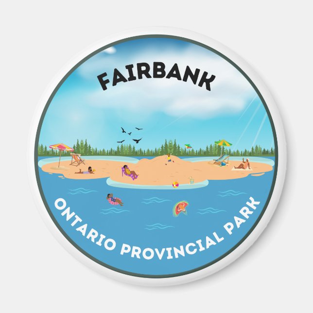 Íman Fairbank Ontario Provincial Park Magnet (Frente)