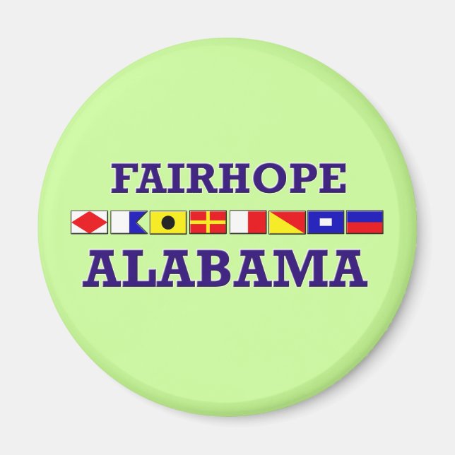 Íman Fairhope Flag Magnet (Frente)