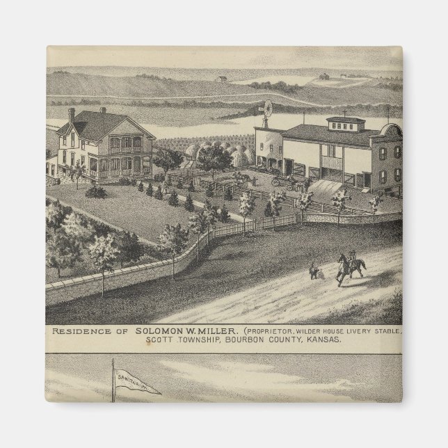 Íman Fairview Fazenda e Sanitarium, Kansas (Frente)