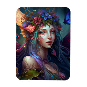 Íman Fairy Girl Fantasy Art Magnet