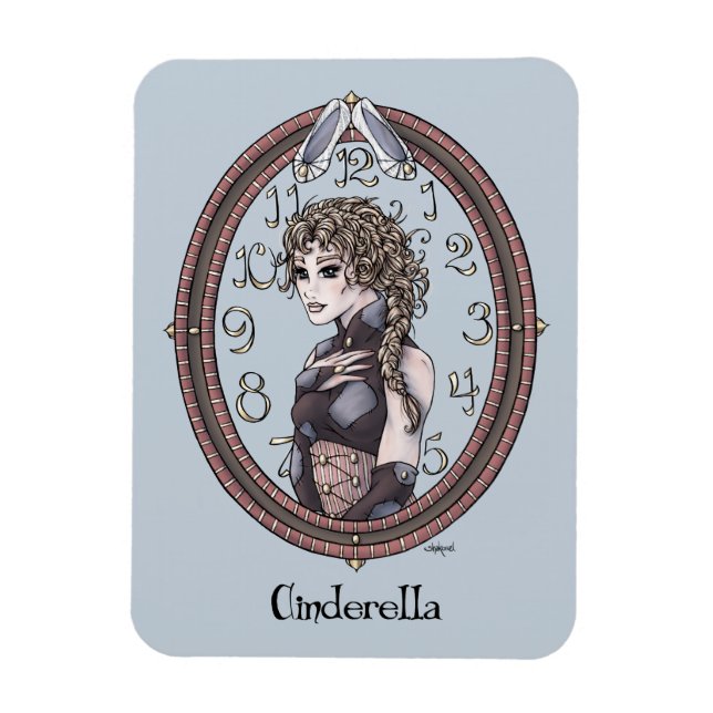 Íman Fairytale "Cinderella" Fantasy Art Magnet #2 (Vertical)