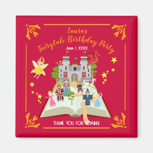 Íman Fairytales Stories Girl Festa de aniversário