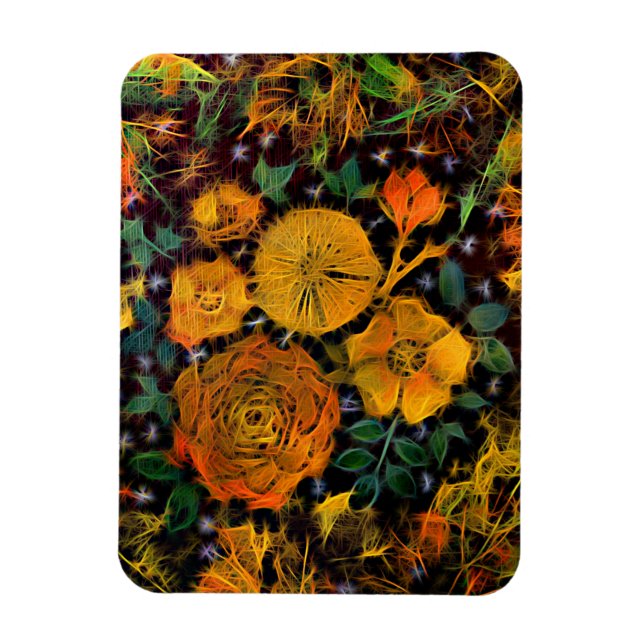 Íman Faíscas Florais (Vertical)