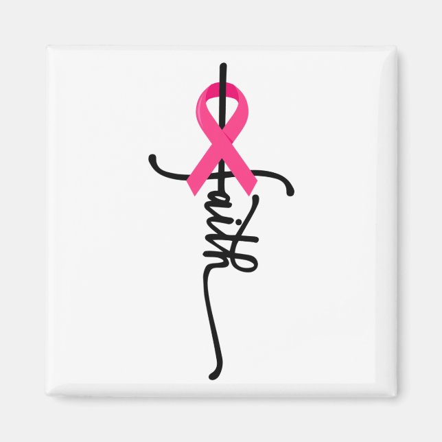 Íman Faith Cross Warrior Survivor Friso Rosa (Frente)