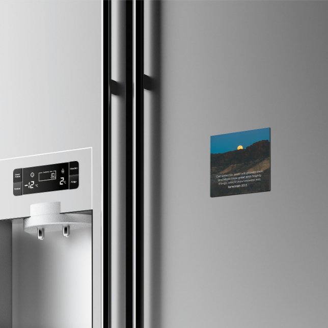 Íman Faith Desert Collection – Jeremiah 33:3  (Criador carregado)