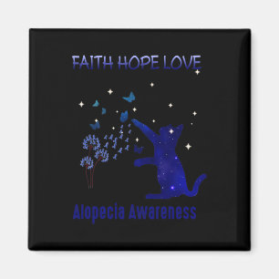 Íman Faith Hope ama Alopecia Consciência