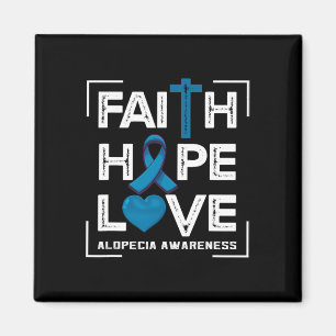 Íman Faith Hope ama Alopecia Consciência 1