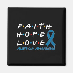 Íman Faith Hope ama Alopecia Consciência 2