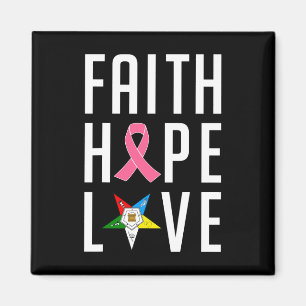 Íman Faith Hope Ama O Cancer Da Mãe Da Estrela Oriental