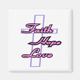 Íman Faith Hope and Love Magnet
