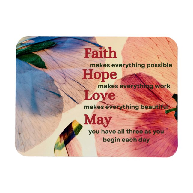 Íman Faith Hope Love May (Horizontal)