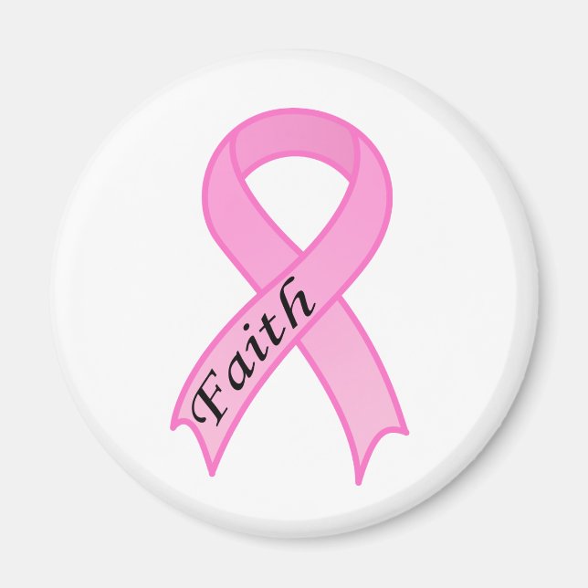 Íman Faith Pink Ribbon Magnet (Frente)