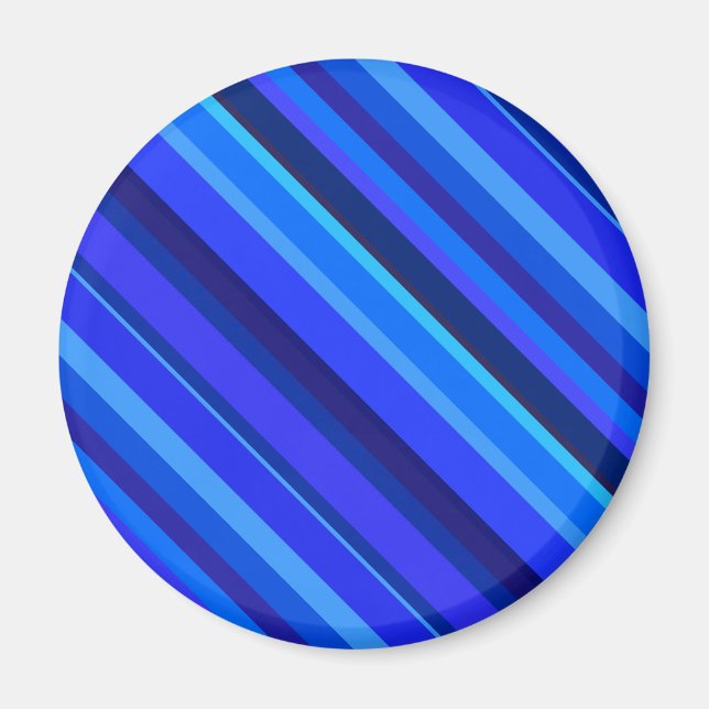 Íman Faixa diagonal azul (Frente)