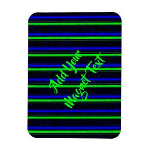 Íman Faixa Verde Azul Preta