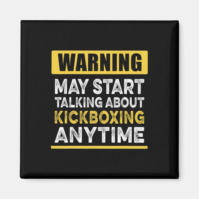 Íman Falando Sobre Kickboxing a Qualquer Momento Kickbo (Frente)