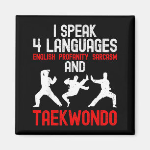 Íman Falar 4 Idiomas e Taekwondo - Artes Marciais