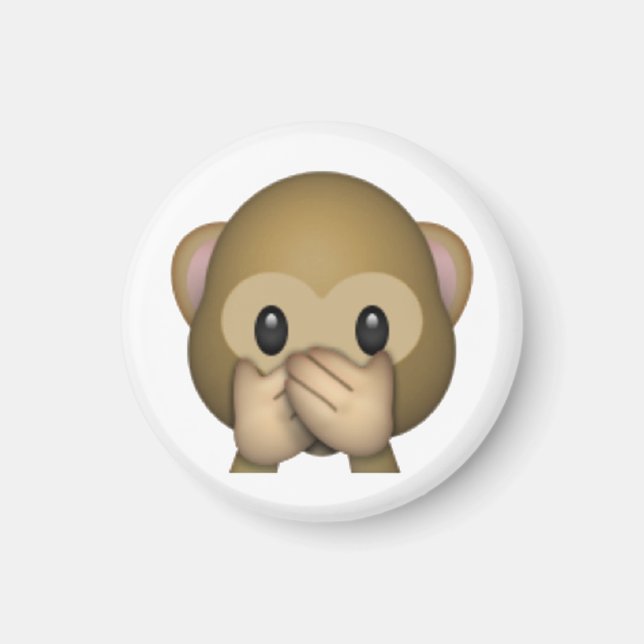 Íman Fale Sem Macaco Mau - Emoji (Frente)