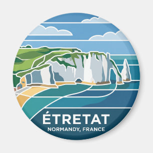 Íman Falésias de Étretat França