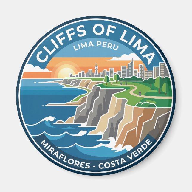 Íman Falésias de Lima Peru (Frente)