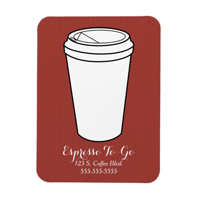 Íman Falhas de confiança de negócios do Espresso To Go (Vertical)