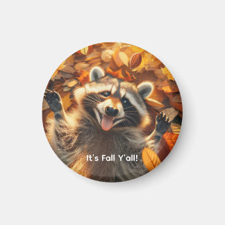 Íman Fall Bobo Raccoon personalizável