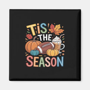Íman Fall Football Autumn Pumpkin Coffee