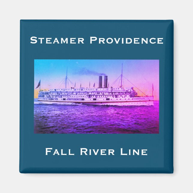 Íman Fall River Line, Vapor "Providence" (Frente)