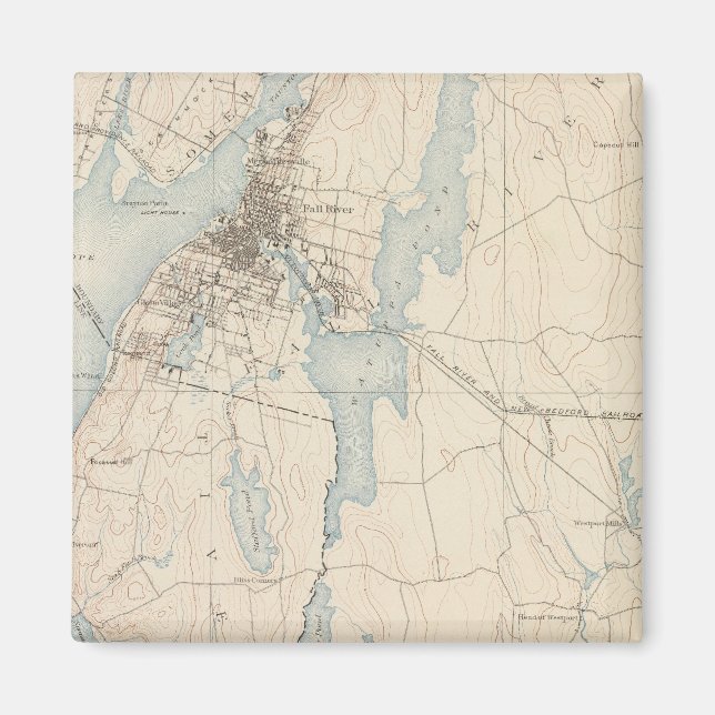 Íman Fall River, Massachusetts (Frente)