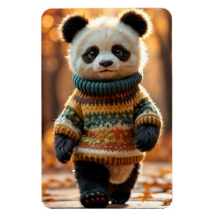 Íman Fall Sweater Panda Magnet