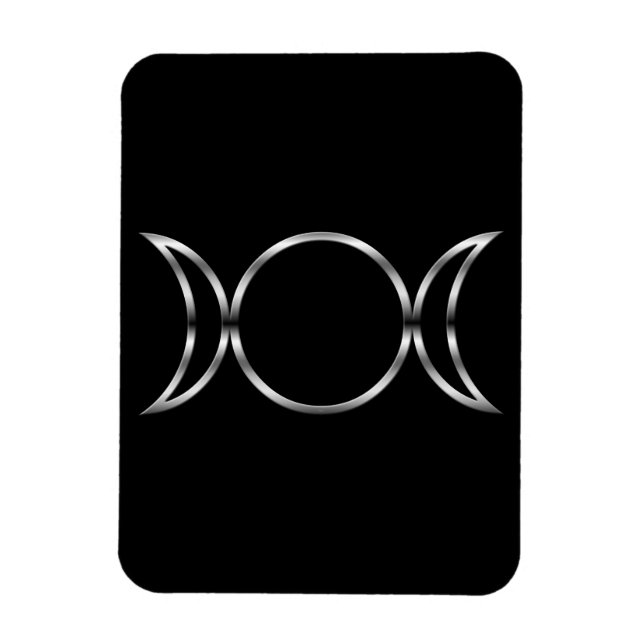 Íman Falln Pagan Triple Goddese Symbol (Vertical)