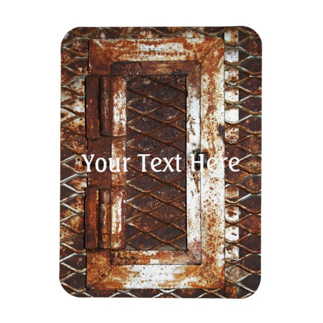 Íman Falln Rusted Window (Vertical)
