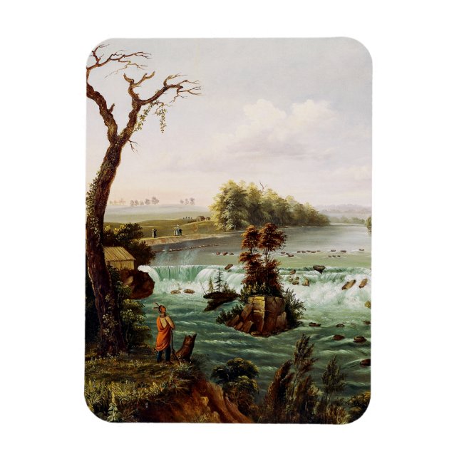 Íman Falls of Saint Anthony by Henry Lewis (Vertical)