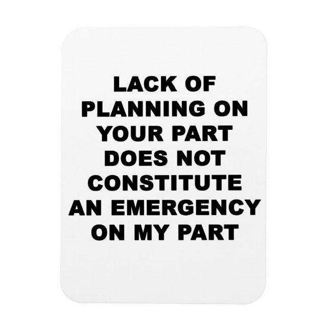 Íman Falta de planejamento (Vertical)