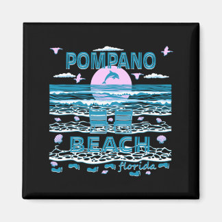 Íman Família Amorosa de Golfinho Fofo Pompano Beach Fl 