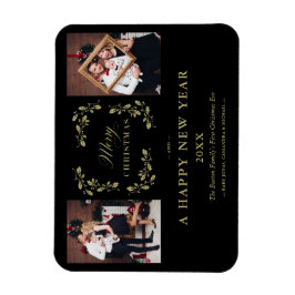 Íman Família Black Trend Elegante Chic Christmas 2 Phot