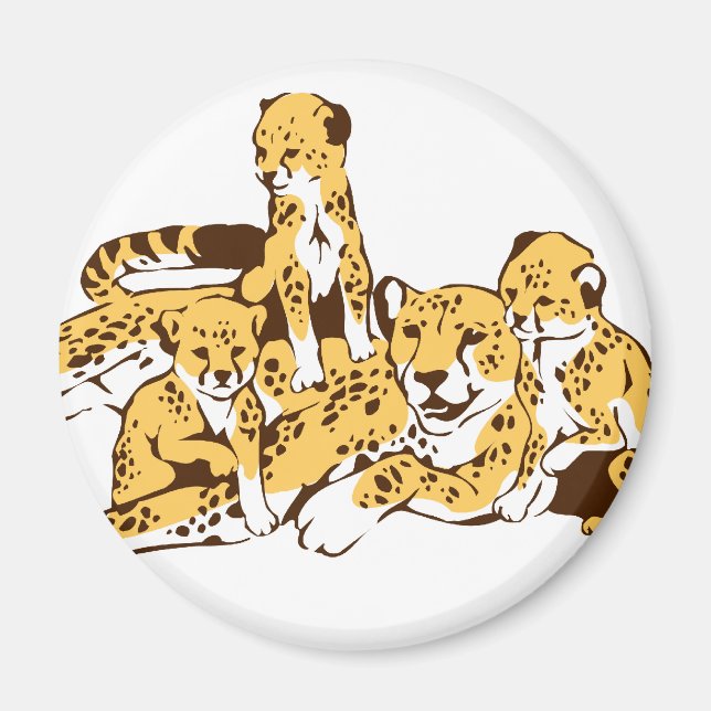 Íman Família Cheetah (Frente)
