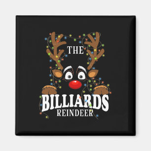 Íman Família Correspondente A Reindeer Billiards No Nat