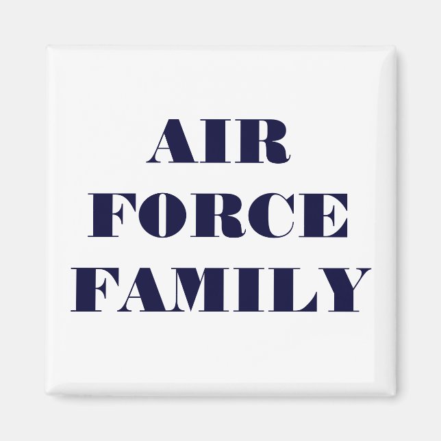 Íman Família da Força Aérea Magnet (Frente)